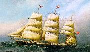 Antonio Jacobsen The British Ship Polynesian china oil painting reproduction